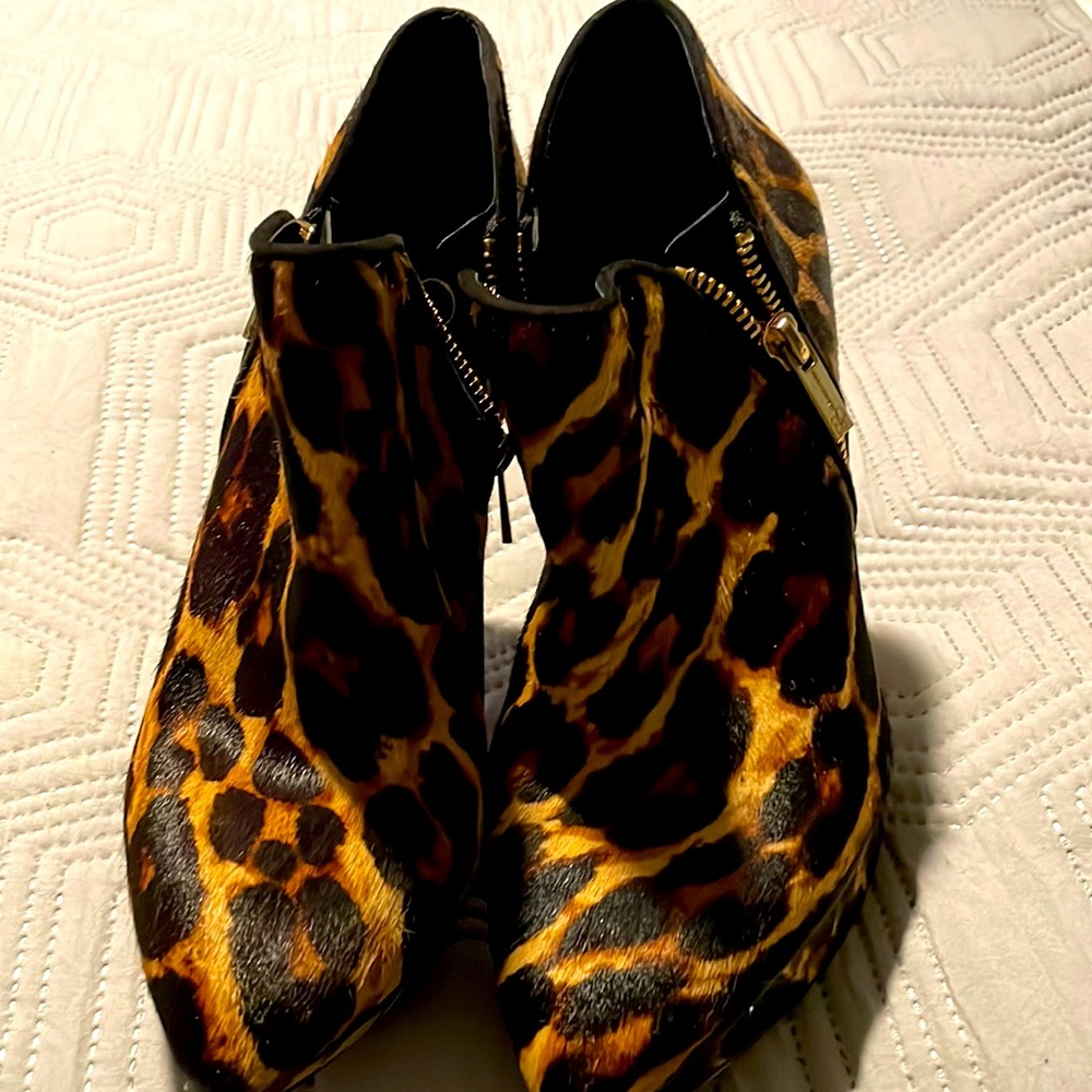 Leopard Booties by Jessica Simpson